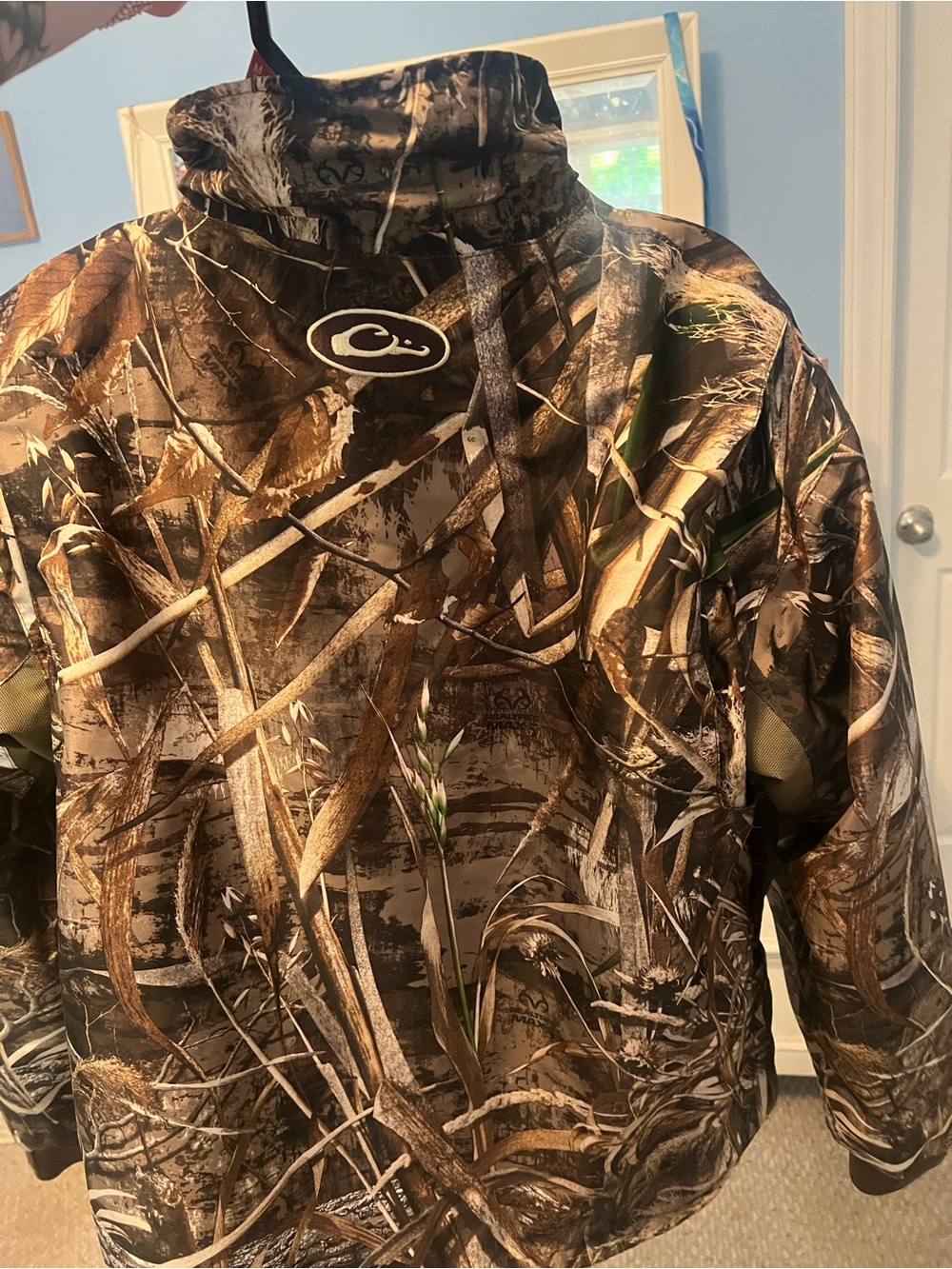Drake Brown Camo rain jacket (thick warm material inside)